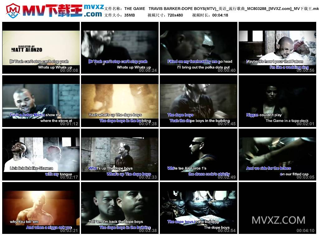THE GAME TRAVIS BARKER-DOPE BOYS(MTV)_英语_流行歌曲_MC803288